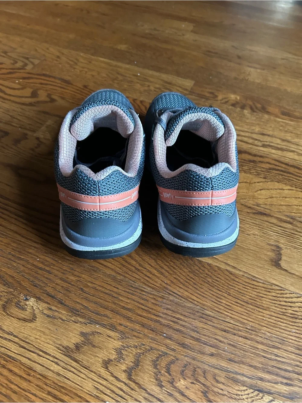 GDEFY Athletic Walking Running Shoes Women’s Size 9.5 Gray Pink Teal - Picture 5 of 14